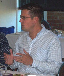 Canberra Liberal Leader, Zed Seselja, addresses the Combined Community Councils meeting