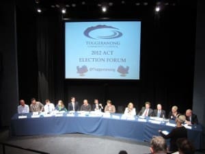 Candidates for the seat of Brindabella at the TCC Election Forum
