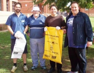 L to R: Ben Murphy, TCC Vice President, Russ Morison, ACT Greens Senate Candidate, Simon Sheikh and TCC President, Nick Tsoulias