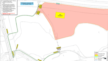 Temporary Closure of shared path between Drakeford Drive and Underpass