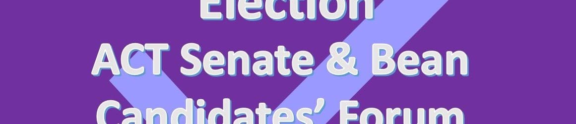 The Bean Federal Election Forum